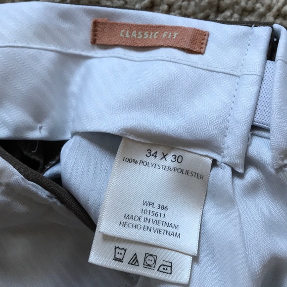 Brown men’s Haggar dress pants - Picture 3 of 4